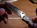 Matt Cucchiara Sirocco Damascus Knife