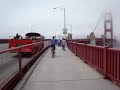 San Fran Golden Gate Bridge by bike (on the bridge)