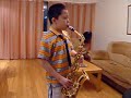 10-Year-old saxophonist