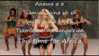 Shakira - Waka Waka + lyrics