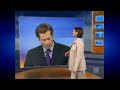 German weather girl can't stop laughing