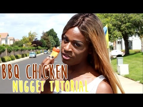 BBQ CHICKEN NUGGET HAIR TUTORIAL