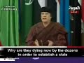 plastine Gaddafi libyan  القذافي  calls Palestinian stupid