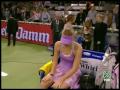 footage of sexy russian tennis player maria sharapova at the 2006 sony ericsson championships.