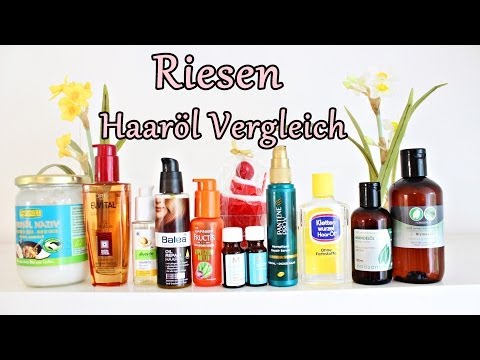 Haaröl Vergleich mit 10 Haarölen (Von Kokosöl /Rizinusöl bis Moroccanoil)Juli 2014