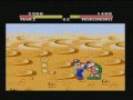 this is a pirated nes game, which is mario kart and street fighter combined. (the video was recorded from a famicom) believed to be the best pirated game on nes. despite this, the game is actually pretty crappy, the controls are stiff, collision detection sometimes doesn't work and the sound sucks. here are the characters' names: mario - mari luigi - luigi koopa - nokonoko yoshi - yossy toad - kinopio donkey kong - donkey peach - peach bowser - koopa