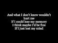 Amnesia - Josh Abbott Band Lyrics