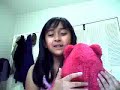 Lots-o-Huggin Bear in my hands!!! so cute