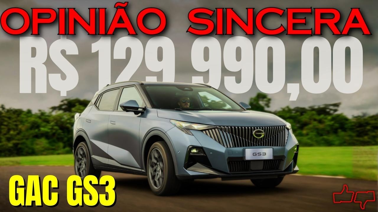 PARE TUDO! Conheça o GAC GS3: Super BARATO, melhor carro de 2026! Econômico, SEGURO, tecnologia
