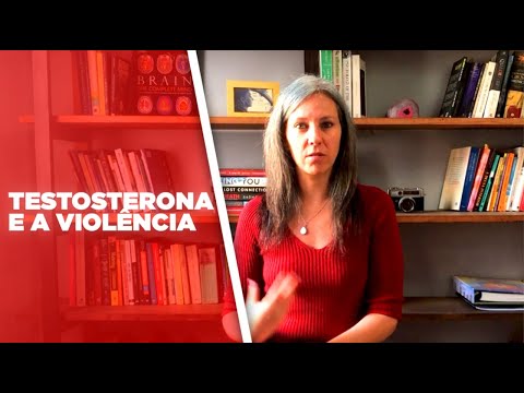 Testosterona e a violência.