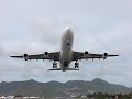 Air France A340 takeoff in SXM
