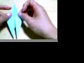 how to make an origami  jumping frog