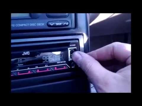 How to install a car stereo: Mazda MX-6 1996