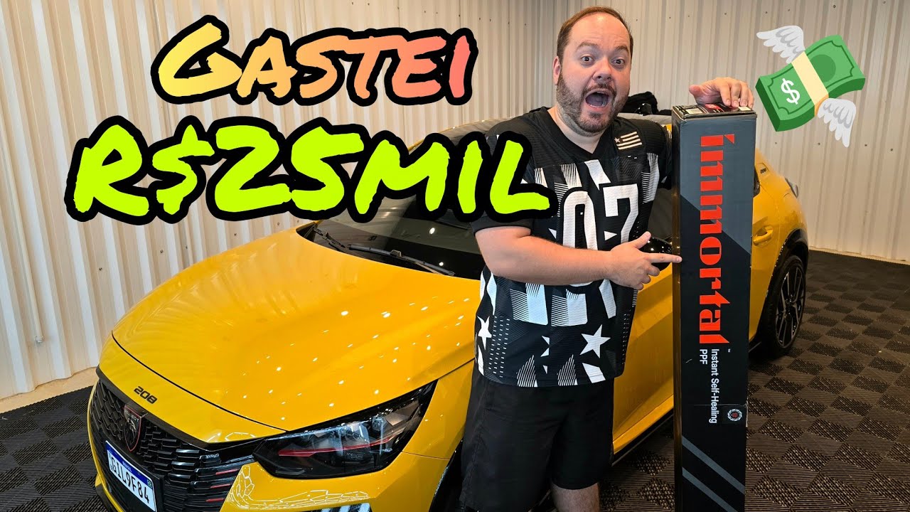 PRIMEIRO 208 ELÉTRICO COM FULL PPF NO BR!!