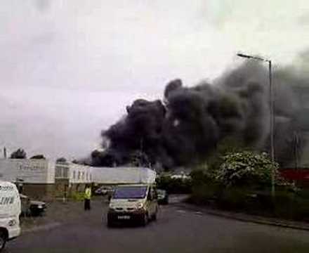 Corby glue fire