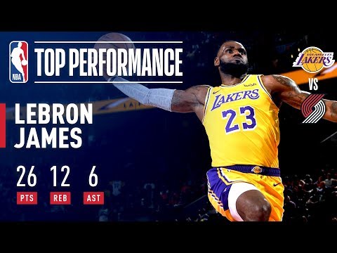 Video: LeBron James Fills The Stat Sheet In Laker Debut | October 18, 2018