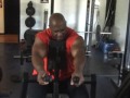 Bodybuilding Pro Shaun Tavenier's training in a West Yorkshire gym 2