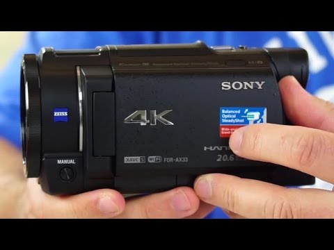 Sony FDR-AX33 4K (UHD) Camcorder Review. Plus Sample Video