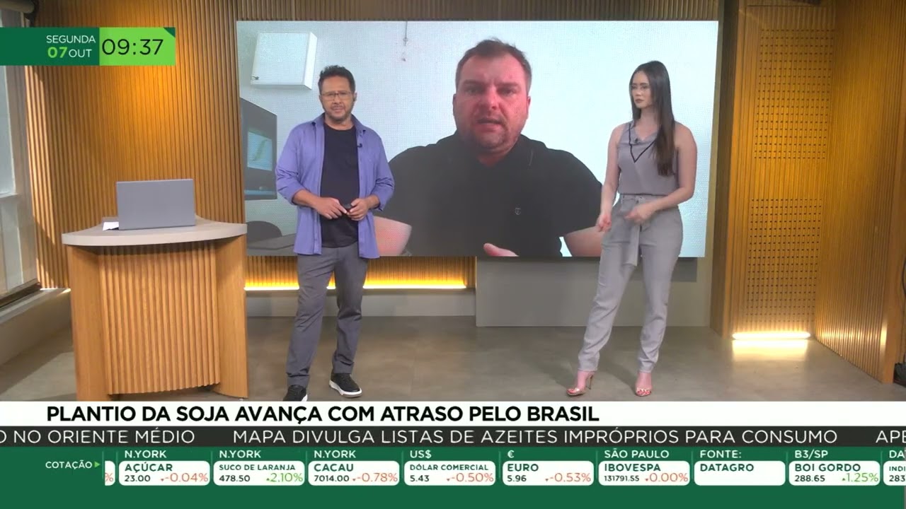 Plantio da soja avança com atraso pelo Brasil