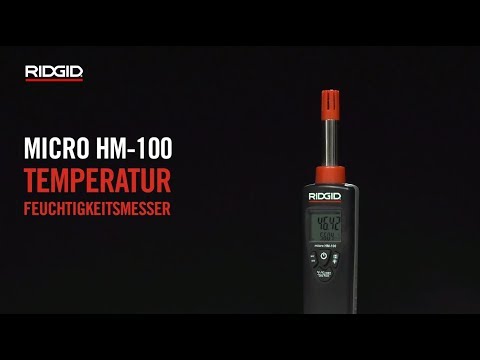 RIDGID micro HM-100 Temperatur-/Feuchtigkeitsmesser