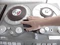 built in 1960, told to be the best valve reel to reel ever made, it is said that willi studer saw one of the ampex machines (probably an ampex 300 or 350), he was so impressed with the recorder he set out to build a better machine. the c37 by far blows away the ampex and any reel to reel of its time for build quality, though i have not had an ampex 300 or 350 to listen to i could not personally say which really does sound better.

the recorder was a stereo version of the famous j37 which was used in the beetles recordings, the c37 was the first stereo professional reel to reel to come from studer and it also marks the co-operation with emt wilhelm franz and studer, the recorder boasts a recording frequency of 20hz to 17khz +-2db on 7.1/2 or 15 ips, this one records 20khz on 15ips with +-2db though a world famous designer tim de paravicini can modify these machines to record 20hz to 35lhz +-1db with a s/n of 90db! this is beyond cd quality as 90db noise is not detectable and cd's frequency output is 20khz (half the digitized sample rate).