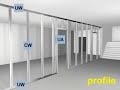 animacja - montaż ściany z dwuwarstwowym poszyciem w systemie suchej zabudowy Knaufa