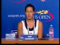 Ana イバノビッチ interview after 4th round