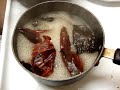 Receta para el guisado de los tamales rojos comida mexicana Parte 2