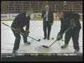 Woog and Hendrickson on hockey faceoffs