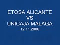 ETOSA-UNICAJA 12.11.06
