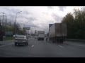 Truck Wheel Slams Into Oncoming Traffic