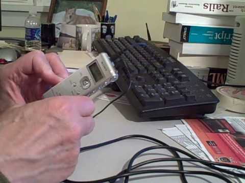 how to turn off sony ic recorder