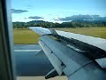 BWIA landing in Port of Spain