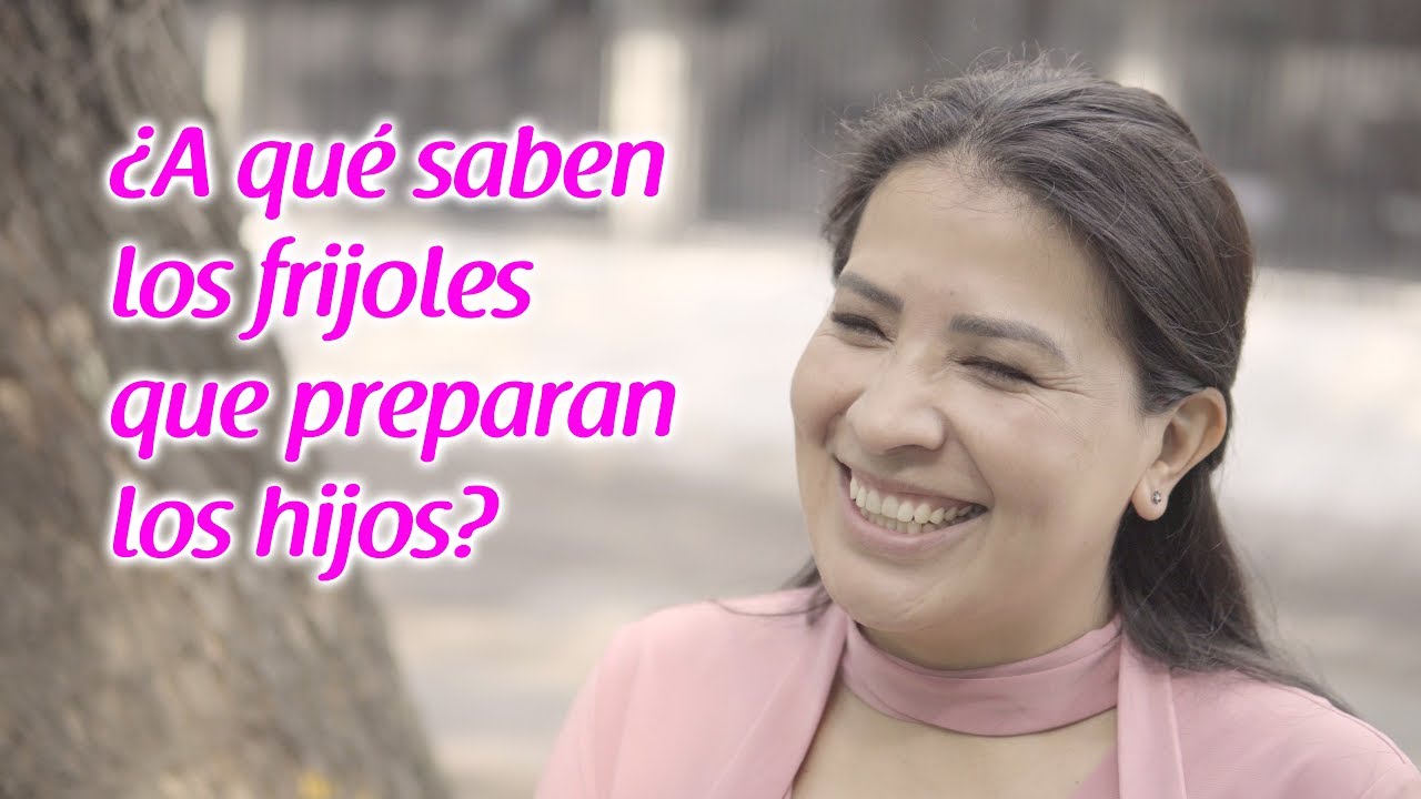 ¿A qué saben los frijoles que preparan los hijos?