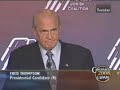 Fred Thompson Takes Questions