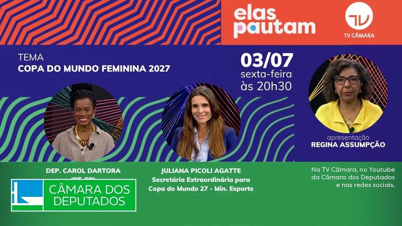 Copa do Mundo Feminina 2027 - #ElasPautam (com libras e audiodescrição)