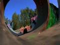 Tony Hawk bails on a loop and gets busted open