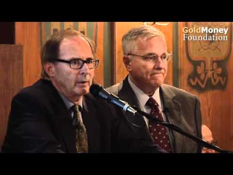 James Turk, Bill Murphy and Peter Boehringer answer questions in Munich's Hofbräuhaus