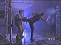 Brunette martial woman kill a man