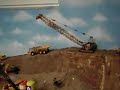 Liebherr 843 working as dragline ,scalemodel 1/50