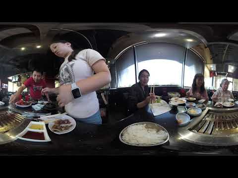 【VR 360】 Shila Korean BBQ at Clovis with parents and Jenny
