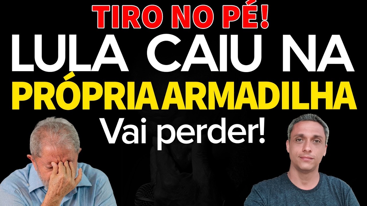 TIRO NO PÉ! O que era a SALVAÇÃO para LULA vira seu maior pesadelo. VAI PERDER!