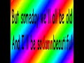 paper bag by anna nalick with lyrics on the screen