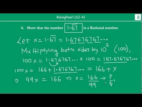 how to prove numbers are rational