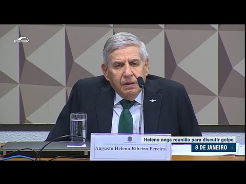 Augusto Heleno nega participação em qualquer articulação golpista