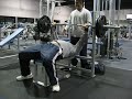 bench press 225lbs 34 reps at the BODY