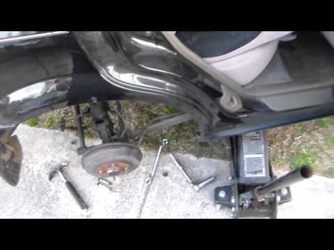 Quick Mazda Protege rear strut removal video