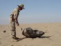 Magnetic Meteorite in the desert