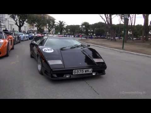 25th Anniversary Lamborghini Countach: INSANE SOUND + Gallardo SOUND