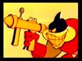 the mighty heroes, strong man ... rope man ... cuckoo man ... tornado man ... diaper man ... together, they battled crime and evil as the mighty heroes in a fondly remembered 1960s saturday morning animated superhero spoof.

the mighty heroes, a terrytoons production, debuted on cbs, on oct. 29, 1966. the series was created by ralph bakshi, whose later credits include the first animated version of spider-man, such features as wizards, american pop and fritz the cat, and a stint as creative director of paramount's famous studios. the characters' voices were provided by herschel bernardi (charlie tuna) and lionel wilson (tom terrific).

the show lasted only one season, with 20 episodes. afterward, its segments were re-run as part of the syndicated mighty mouse half-hour. between 1969 and '71, about half of the episodes were released as theatrical cartoons. during the 1970s and '80s, they were syndicated separately, and appeared alongside bugs bunny and popeye, in local kid programs all over america.